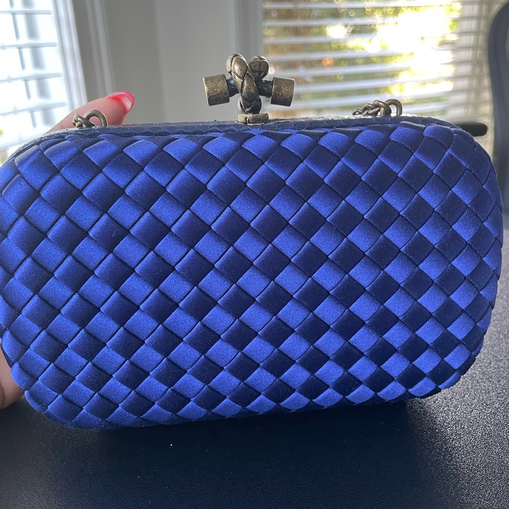 Bottega Veneta Knot Silk Clutch